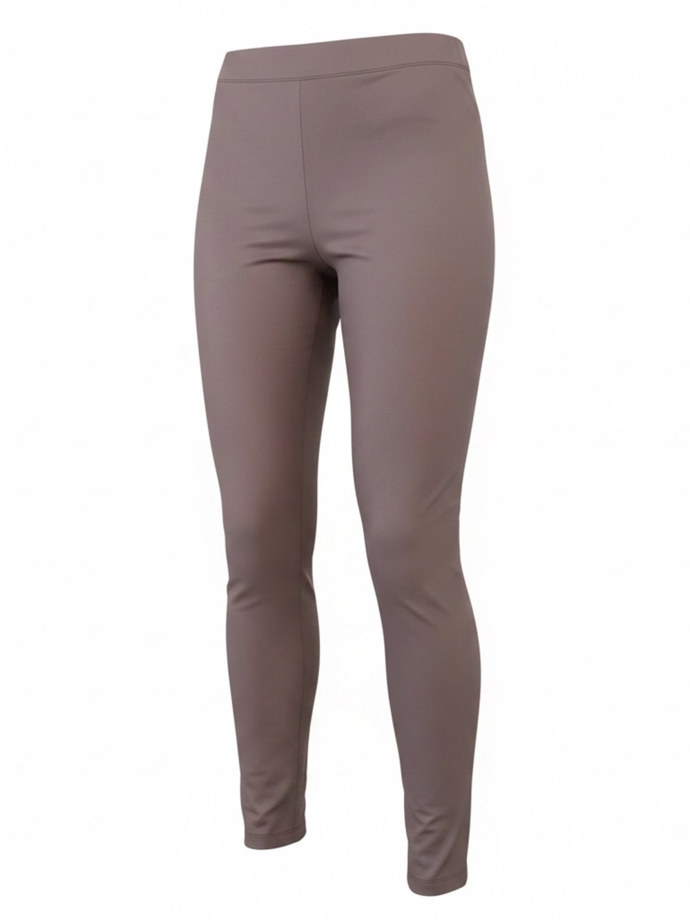 BCBGMaxAzria chocolate brown Leggings with Zipper Accent size L